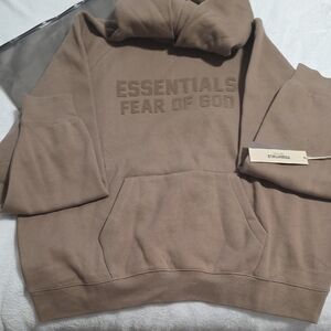 Fear Of God Essentials Men's Wood Hoodie Sweater